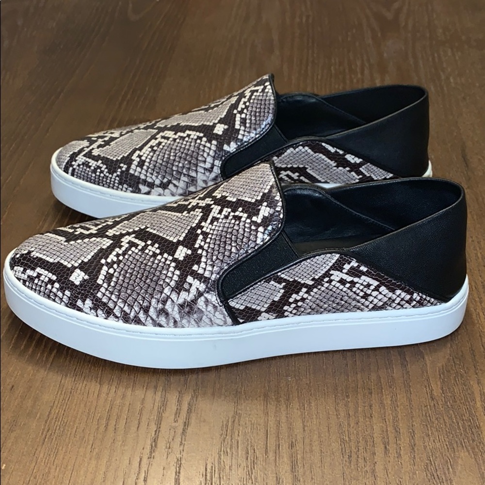 Vince Garvey snakeskin sneakers shoes 6.5 7